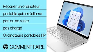 Comment réparer un ordinateur portable HP qui ne sallume pas ou ne reste pas chargé  HP Support [upl. by Aroda]