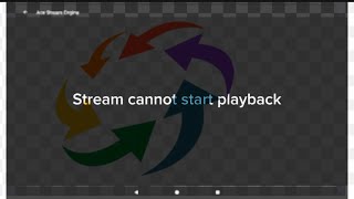 Acestream error cannot start playback y playback session id [upl. by Amadas]