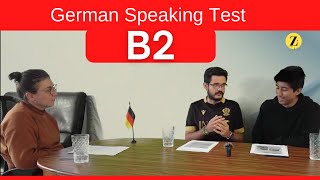 German Speaking Test Level B2  2024 GoetheZertifikat Mündliche Prüfung B2 [upl. by Ahseinar]