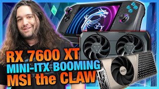 HW News  New AMD RX 7600 XT MSI Founders Edition Alternative The Claw Handheld [upl. by Engdahl466]