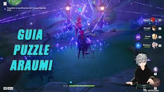 GUIA PUZZLE ARAUMI GENSHIN IMPACT GAMEPLAY [upl. by Ihtraa556]