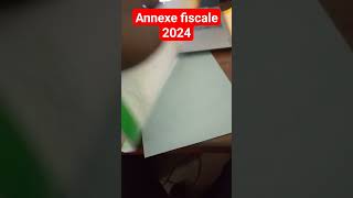 annexe fiscale 2024 [upl. by Darnoc]