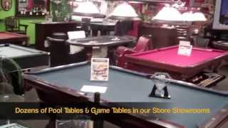 Pool Tables  Snooker  Foosball Soccer Tables in Montreal StHubert and Ottawa Ontario Showrooms [upl. by Assillem84]