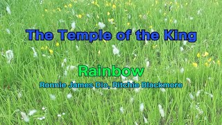 Temple Of The King  RAINBOW  Ritchie Blackmore  Karaoke  추억의 팝송  Music  MIDI  Popular song [upl. by Syxela]