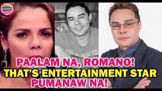 FORMER quotThats Entertainmentquot Star ROMANO VASQUEZ PUMANAW SA EDAD NA 51 FULL STORY [upl. by Elbam]