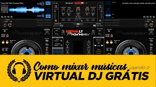 Como mixar músicas usando o Virtual DJ grátis  Dica DJ Premium [upl. by Zebada]