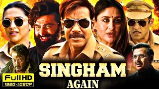 Singham Again movie  Ajay Devgan Kareena Kapoor Khan Akshay KumarSingham Again movie trailer [upl. by Ayiotal]