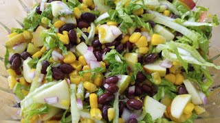 Black Bean Corn Salad  The Perfect Side Dish for Your Summer Barbecue [upl. by Rhpotsirhc291]