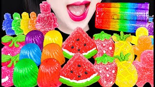 ASMR Edible Lego Kohakuto Jelly Rainbow Ice Bar 먹는 레고 코하쿠토 젤리 먹방 Mukbang Eating [upl. by Ayatnwahs]