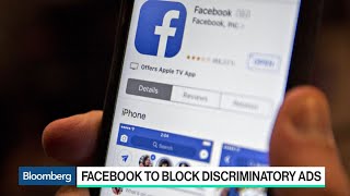 Facebook to Block Discriminatory Ads in Legal Accord [upl. by Aihsoem]