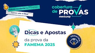 Dicas e Apostas para a prova da FAMEMA  Pediatria  Cobertura de Provas Medway [upl. by Lenora]