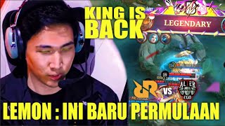 KEDATANGAN LEMON BIKIN SKYLAR MEMBARA RRQ HOSHI VS ALTER EGO MATCH 2  MPL SEASON 13 [upl. by Austina982]