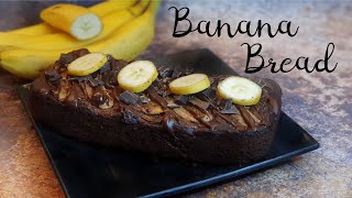 BANANA BREAD  ricetta squisita con tocco Rustico  cioccolato e noci [upl. by Thea]