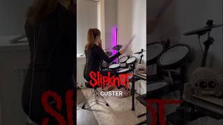 Slipknot  Custer  Drum Cover by VikTheF1rst  femaledrummer slipknot cover drums drumcover [upl. by Eleira592]