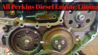 How To Timing a Perkins Diesel Engine REALLY EASY [upl. by Adikam]