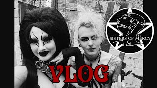 Seeing The Sisters Of Mercy Live ft mandiblebone and adhdgoth VLOG  Mamie Hades [upl. by Aihsenor]