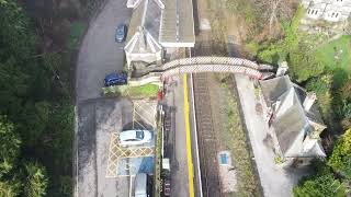 cromford rail station on Derwent Valley Line [upl. by Aisital]