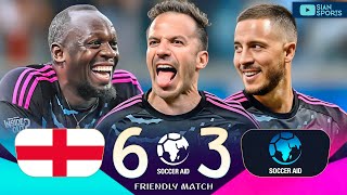 HAZARD DEL PIERO USAIN BOLT AND OTHER LEGENDS PUT A SHOW AT THE SOCCER AID 2024 BENEFICIAL MATCH [upl. by Akemyt]