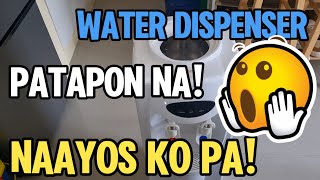 WATER DISPENSER DIY REPAIR  PATAPON NA NAAYOS KO PA [upl. by Nanreik]