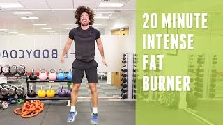 20 Minute Intense Fat Burner  Home HIIT  The Body Coach [upl. by Mode]