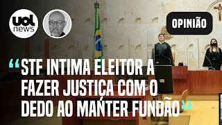 STF delega ao eleitor a tarefa de punir políticos por fundão de R 49 milhões diz Josias de Souza [upl. by Ateuqirne90]