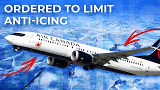 Transport Canada Directive Boeing 737 MAX Operators Must Limit AntiIcing System [upl. by Htabazile]