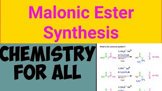 Malonic Ester Synthesis [upl. by Gibbeon534]