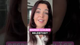 Respekt schlägt Beliebtheit viral shorts erfolg führung unternehmer [upl. by Irneh462]