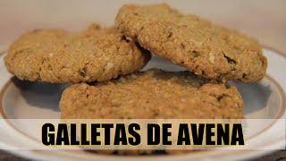 como hacer galletas de avena sin harina  galletas facil de hacer con avena [upl. by Demah]