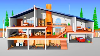 Earthquake Comparison  3D House [upl. by Buffy458]