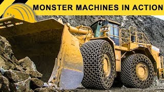 MONSTER MACHINES in Action  Giant XXL Heavy Equipment Show [upl. by Sulihpoeht]