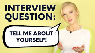 Tell Me About Yourself  An Excellent Answer to this Interview Question [upl. by Lubow]