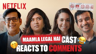 MAAMLA LEGAL HAI Cast REACTS to Comments  Ravi Kishan Nidhi Bisht Naila Grrewal Anant Joshi [upl. by Block]