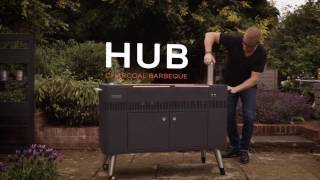 Everdure by Heston Blumenthal HUB Electric Ignition Charcoal Barbeque Available at The Good Guys [upl. by Etteve]