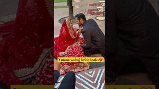 Yumna amp wahaj❤️🎀bride looks for buetifull couples❤️ wahajali yumnazaidi bridelooks [upl. by Ydnyc]