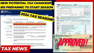 2024 IRS TAX REFUND UPDATE  UPDATED TAX CHANGES Refund Delays Amended Returns ID Verification [upl. by Boy]