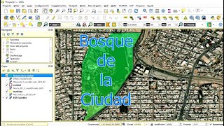 Polígono Bosque de la Ciudad en Mexicali  Trazando su contorno en QGIS [upl. by Alston157]