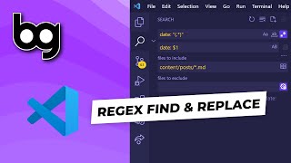 🔎 vscode  regex find and replace [upl. by Curt]