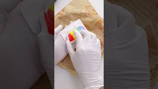 Methods to make your sticky squishy slide into a bag better than spraying water squishy asmr [upl. by Haldeman]