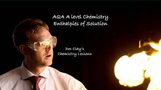 A level Chemistry Enthalpies of Solution [upl. by Yorgerg]