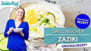 😍 😍 ORIGINAL Griechischer Zaziki aus dem Thermomix®  Thermomix® Rezept [upl. by Lala]