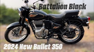 Diwali Dhamaka Royal Enfield Dwara  2024 Royal Enfield Bullet 350 Battalion Black [upl. by Rafaj]