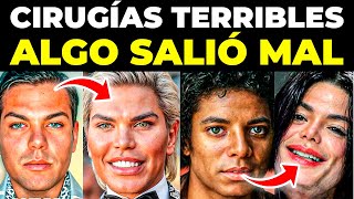 10 Cirugías de FAMOSOS que Salieron TERRIBLEMENTE MAL [upl. by Jacy]