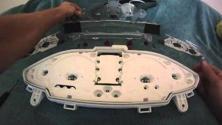 07 Suzuki Burgman 400 Instrument Cluster LEDs Replacement  Instrument Panel Removal  MicBergsma [upl. by Kirre]