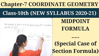 Coordinate Geometry  Class 10 Chapter 7 Part 4  Mid Point Formula  Revision Questions [upl. by Reibaj276]