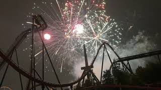 Civic Holiday Fireworks  Canadas Wonderland  8623 [upl. by Errol]