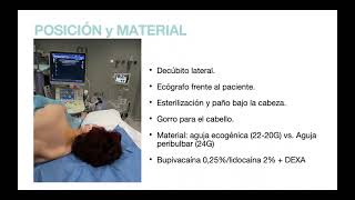 Bloqueo ecoguiado de las articulaciones facetarias cervicales [upl. by Alduino]