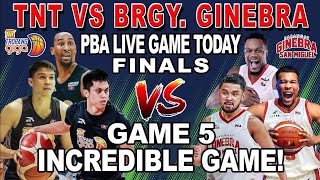 BRGY GINEBRA vs TNT Game 5 Finals  PBA Live Full Game Today  Dasmariñas Arena  2K24 [upl. by Dias]