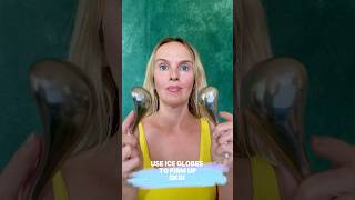 Use Ice Globes To Firm Up Your Skin faceexercises [upl. by Nichol]