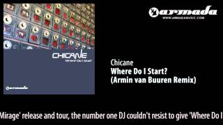 Chicane  Where Do I Start Armin van Buuren Remix [upl. by Atsira]